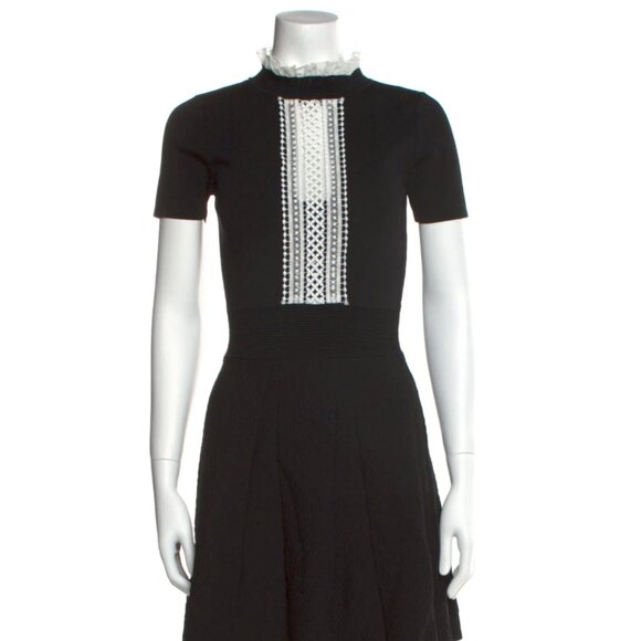 The Kooples Mock Neck Mini Dress - Picture 3 of 3